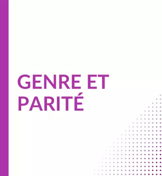 Visuel Genre et parité